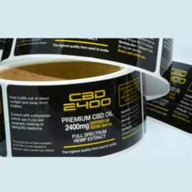 Custom CBD Labels - Handcrafted in United Kingdom