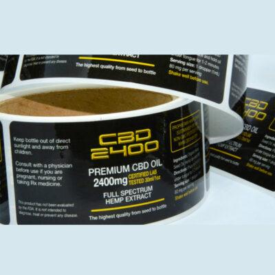 Custom CBD Labels - Handcrafted in United Kingdom